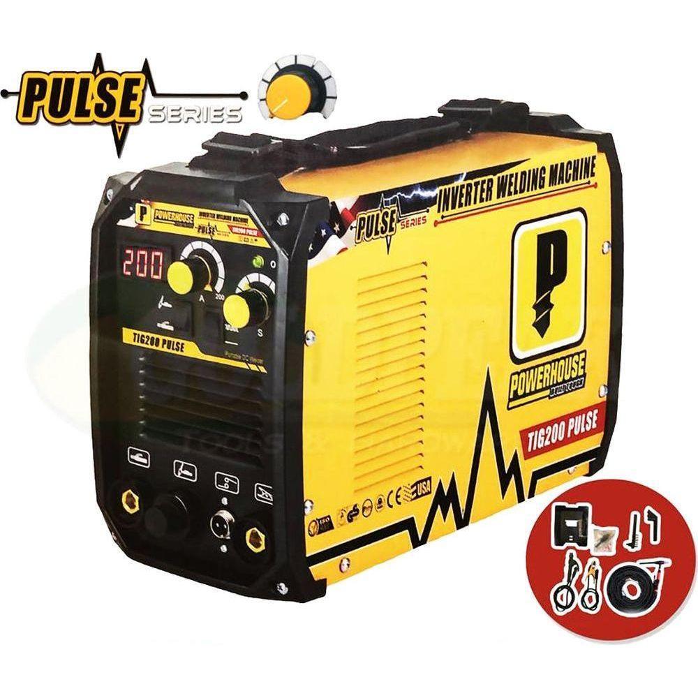 Powerhouse TIG 200 PULSE 2in1 (TIG/MMA) DC Inverter Welding Machine | Powerhouse by KHM Megatools Corp. Powerhouse TIG 200 PULSE 2in1 (TIG/MMA) DC Inverter Welding Machine | Powerhouse by KHM Megatools Corp.